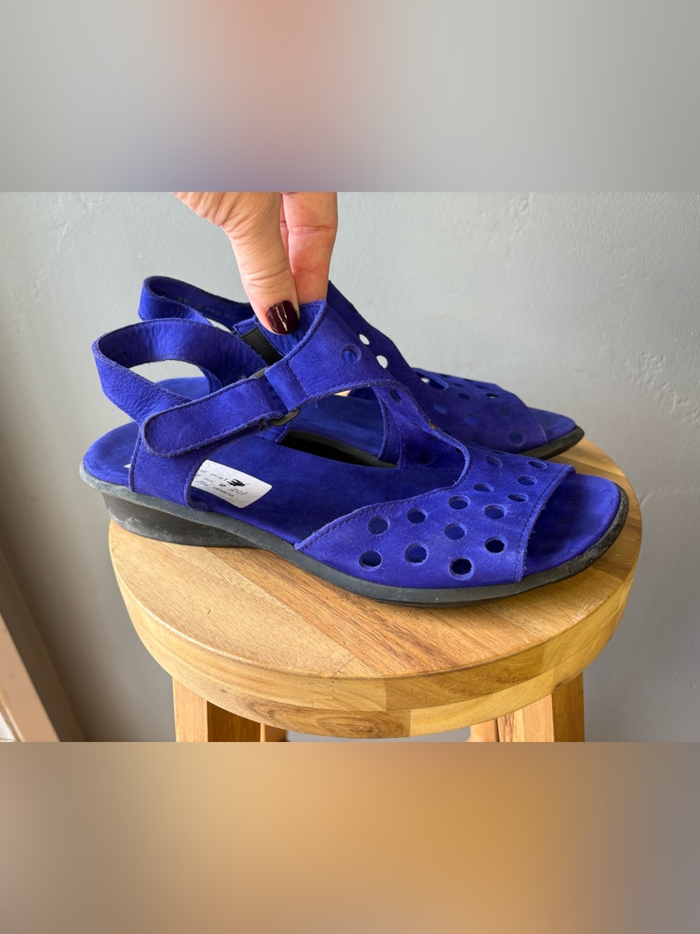 Arche LN Royal Blue Salto Sandals - Size 39
